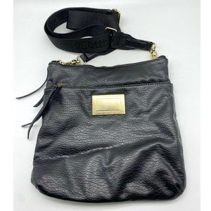 Juicy Couture Los Angeles Satchel Crossbody Bag Black Purse Detachable Strap